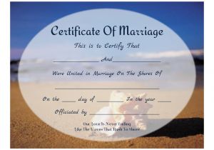 Keepsake Marriage Certificate Template 8 Best Images Of Free Printable Beach Certificate Free