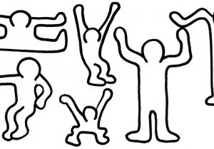Keith Haring Figure Templates Ausmalbilder Keith Haring Kostenlos Malvorlagen Zum