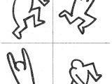 Keith Haring Figure Templates Keith Haring Coloring Sheets Coloring Pages
