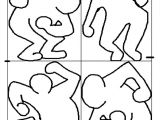 Keith Haring Figure Templates Keith Haring Paintings Dryden Art