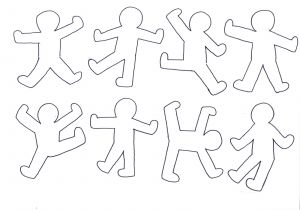 Keith Haring Figure Templates Maestra Mariangela Schede Progetto Artelandia