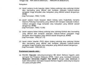 Kelayakan Profesional Dalam Resume Iklan Jawatan Kosong Universiti Malaysia Pahang 04 April 2016