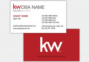 Keller Williams Business Card Templates Gray Graphics Printing High Quality Printing Materials