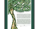 Ketubah Template Mp Artworks Art for Love Life Tribal Tree Iii