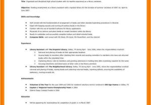 Key Skills for Student Resume 9 10 Sample Resume for Middle School Students