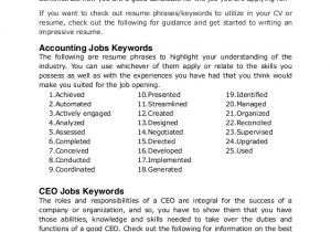 Key Words for Cover Letters Ultimate List Of 500 Resume Keywords