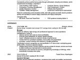 Kfc Sample Resume Sample Resume for Kfc Team Member Job Description