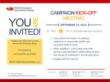 Kick Off Meeting Email Template Campaign Kick Off Meeting Details Maryland Campaign to