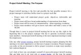 Kick Off Meeting Email Template Project Kickoff Meeting the Recipe for Success