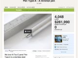 Kickstarter Email Template Kickstarter Nightmare Pen Type A torr Pens Notcot