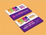 Kid Business Card Template after School Care Business Card Template Brandpacks