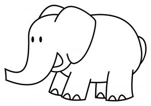 Kid Cut Out Template Cut Out Elephant Pattern Www Imgkid Com the Image Kid