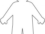Kid Cut Out Template Worksheet with A Blank Body Outline Google Search