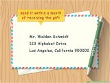 Kid Thank You Card Template How to Write A Thank You Note 9 Steps with Pictures Wikihow