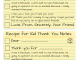 Kid Thank You Card Template How to Write the Most thoughtful Kid Thank You Notes