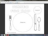 Kids Placemat Template 5 Best Images Of Printable Placemats for Preschoolers