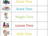 Kindergarten Timetable Template Preschool Schedule Template Schedule Template Free