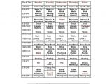 Kindergarten Timetable Template Weekly School Schedule Template 9 Free Word Excel
