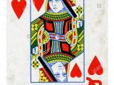 King Of Hearts Love Card Queen Of Hearts Card Vector Stock Photos Queen Of Hearts