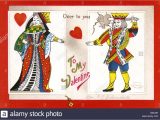King Of Hearts Valentine Card A Playing Card Stock Photos A Playing Card Stock Images