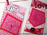 King Of Hearts Valentine Card Paper Crafts Meet Embroidery In This In the Hoop Valentine