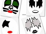 Kiss Mask Template Kiss Face Makeup Templates We Built This City In 2018