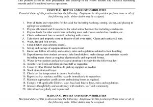 Kitchen Staff Sample Resume Ram Cook Job Description for Resume Id252381 Opendata
