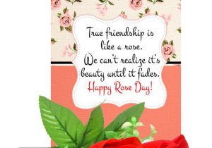 Kitchen Tea Greeting Card Messages True Friendship Rose Day Greeting Card 2 Red Roses Hamper