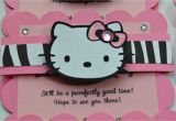 Kitty Party Invitation Card Template Hello Kitty Birthday Party Invitations with Images Hello