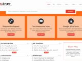 Knowledge Base Design Template nowknow Knowledge Base HTML Template Wrapbootstrap