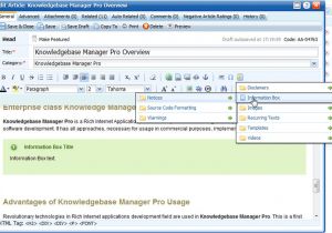 Knowledge Base Document Template What S New In Knowledge Base Manager Pro V5 2
