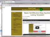 Kompozer Templates Ebay Auction Listing Template How to Insert HTML From
