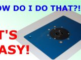 Kreg Router Plate Template How to Install Router Plate In Table Youtube
