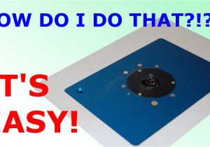 Kreg Router Plate Template How to Install Router Plate In Table Youtube