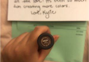 Kylie Cosmetics Thank You Card Single Metallic Lip Gloss Main Bae Kylie X Kkw 2 Nwt with