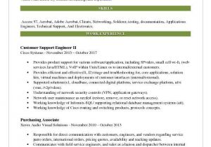 L1 Network Engineer Resume Customer Support Engineer Resume Samples Qwikresume