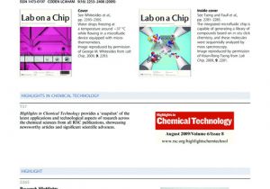Lab On A Chip Template Contents and Highlights In Chemical Technology Lab On A