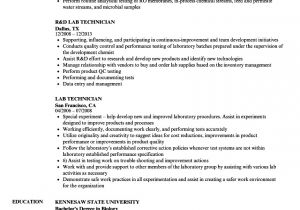 Lab Technician Resume Sample Lab Technician Resume Ipasphoto