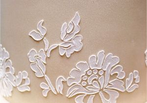 Lace Templates for Cakes Floral Lace Stencil