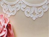 Lace Templates for Cakes Scalloped Lace Stencil