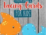 Lacing Card Templates Printable Lacing Cards for Kids