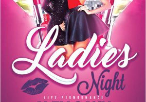 Ladies Night Out Flyer Template Free Ladies Night Flyer Template Vol 2 Download for Photoshop