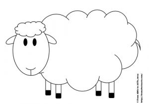 Lamb Template to Print Try Counting Sheep Printable Counting Activity for