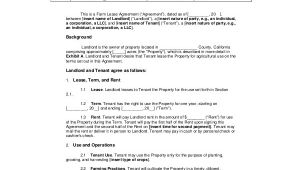 Land Rent Contract Template 7 Land Lease Templates Free Word Pdf format Free