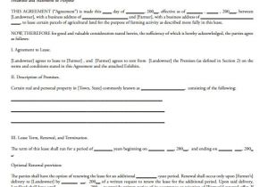 Land Rent Contract Template Sample Land Lease Agreement 16 Free Documents In Pdf Word