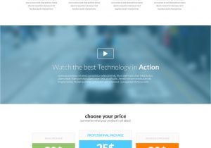 Landing Page with Video Template Bazinger Landing Page Free HTML Template Free HTML5