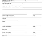 Landlord Contracts Templates Free Printable Black and White Pdf form Landlord