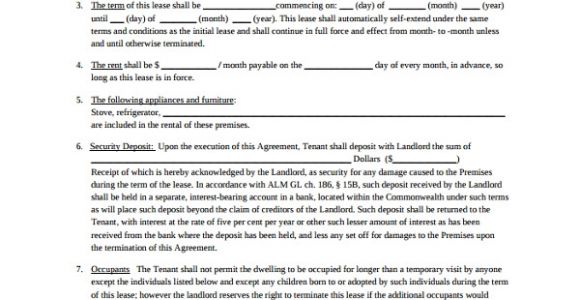 Landlord Contracts Templates Sample Rental Agreement 19 Documents In Pdf Word