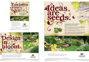 Landscaping Flyers Templates Free Landscape Design Flyer Ad Template Word Publisher