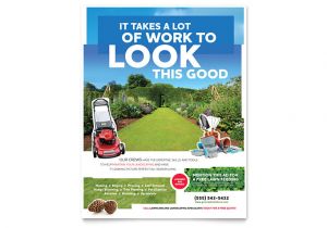 Landscaping Flyers Templates Free Landscaping Flyer Template Word Publisher